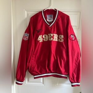 Vintage 90-00s San Francisco 49ers Reebok ProLine Pullover Windbreaker Jacket XL